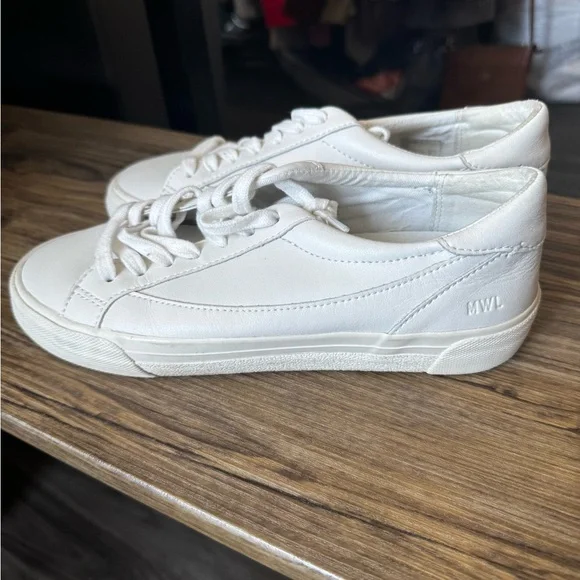 Madewell Sidewalk Low-Top Sneakers in Leather - Women's Size 7.5 Fits Like 8 - Picture 7 of 15